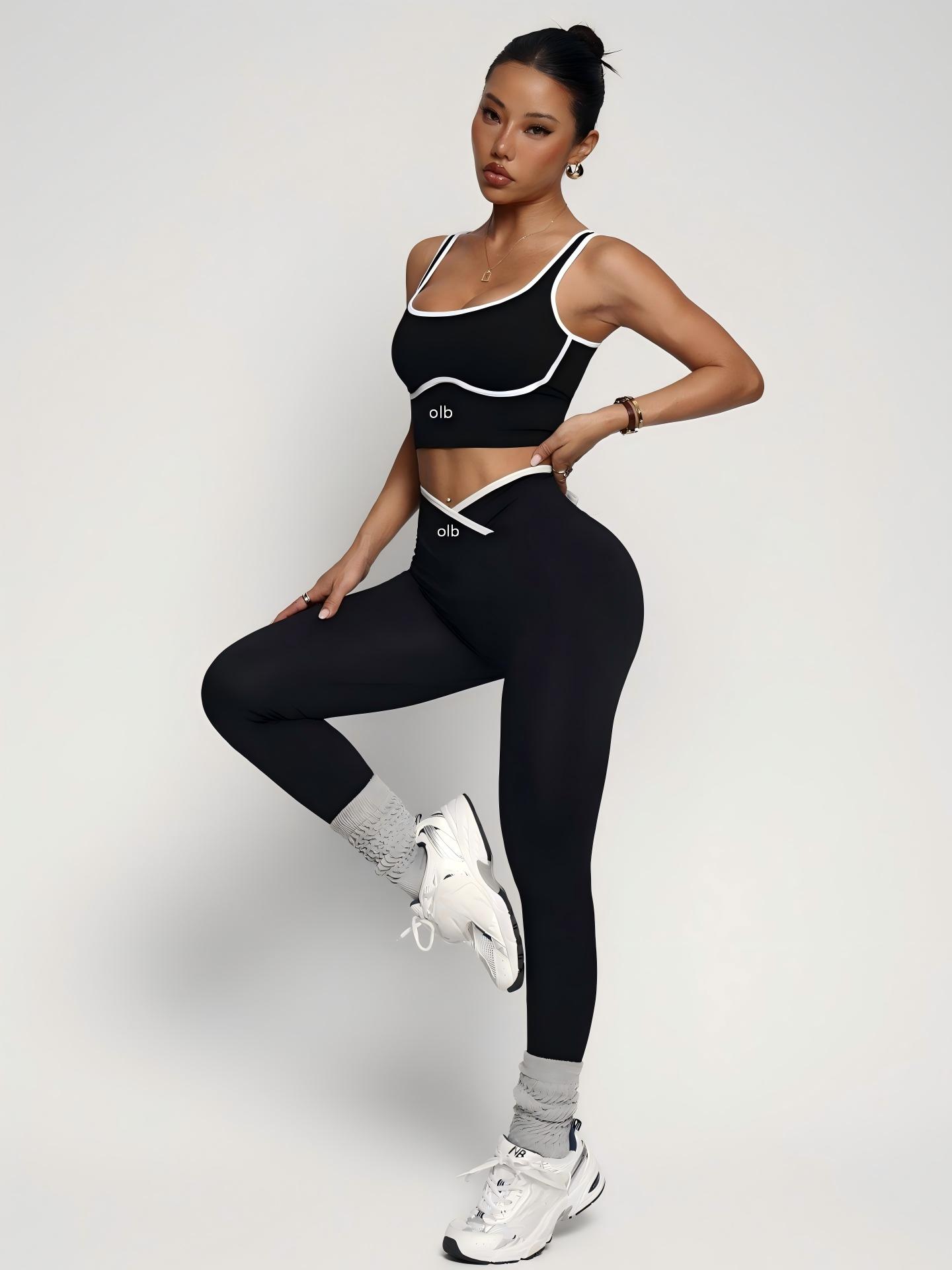 Pilates Yoga Set - Setelan olahraga 2 potong baru, bra
