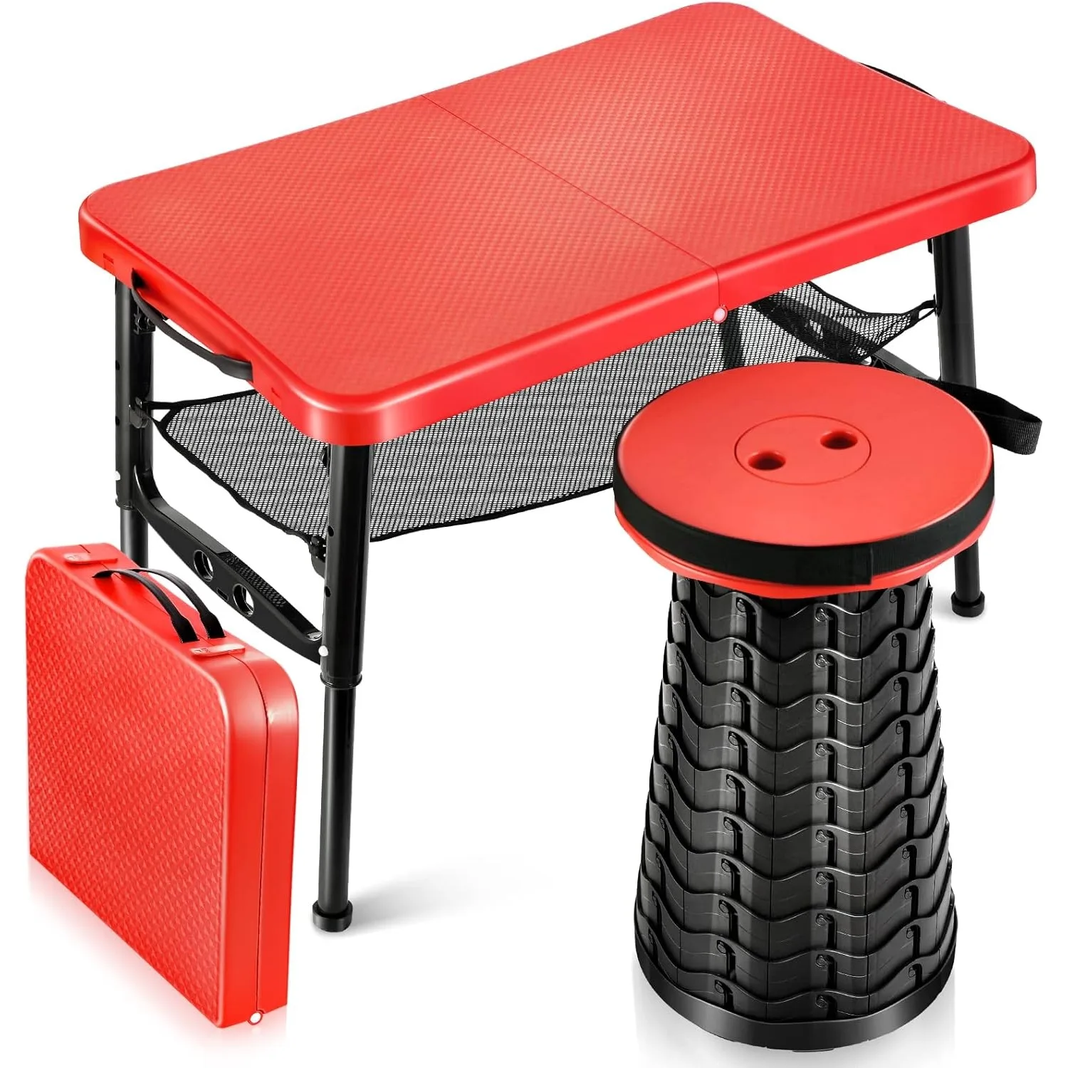 Inversion Table Fold - Set Meja & Bangku Lipat Dapat