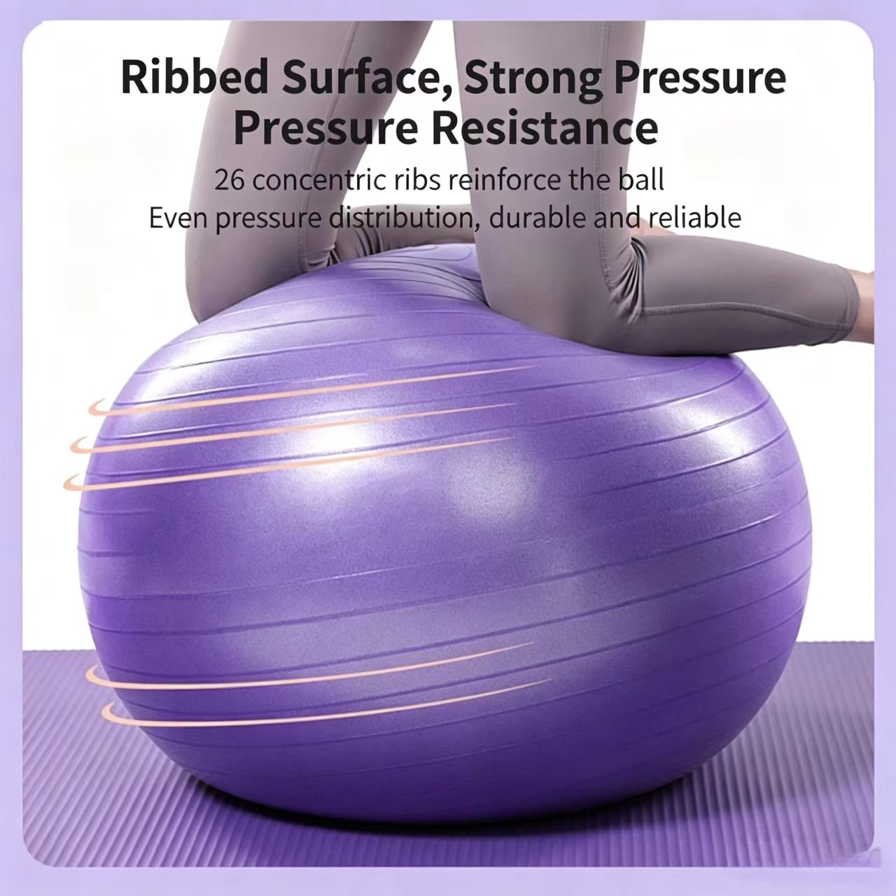 Bola Yoga/Pilates PVC Tebal un - Pilates Yoga Pregnancy ulasan dan harga