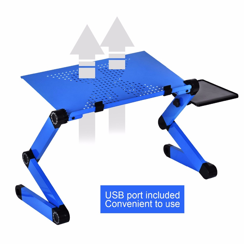 Paduan Aluminium Meja Laptop A - Inversion Table Fold ulasan dan harga