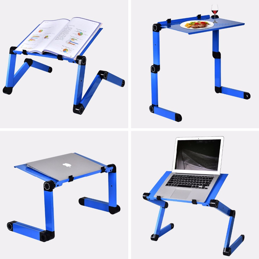 Paduan Aluminium Meja Laptop A - Inversion Table Fold ulasan dan harga