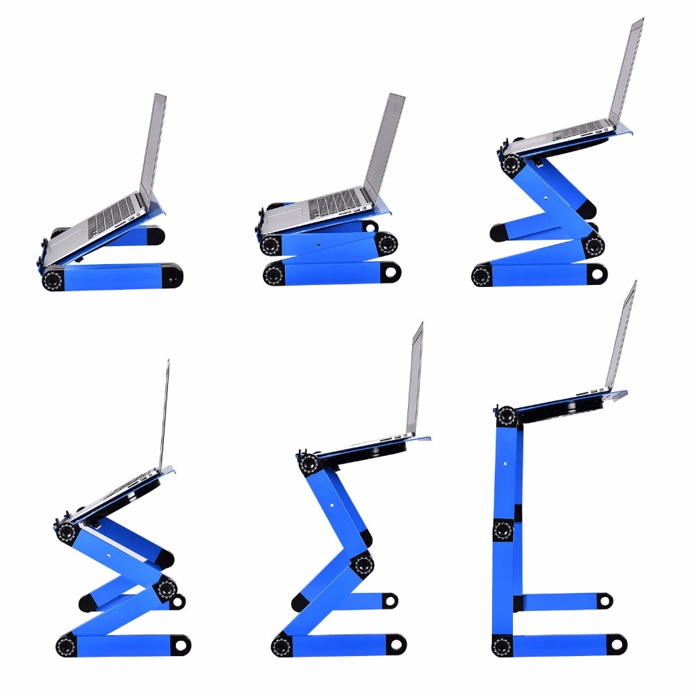 Paduan Aluminium Meja Laptop A - Inversion Table Fold ulasan dan harga