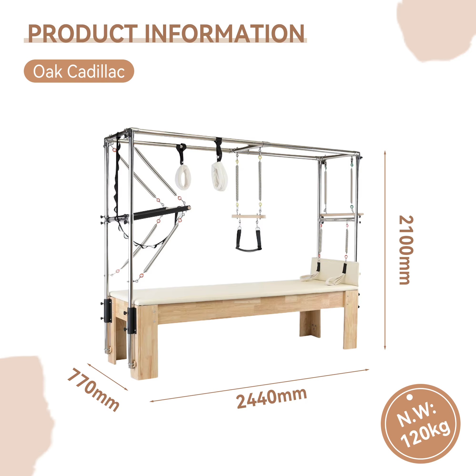 Peralatan Reformer Pilates Kay - Pilates Yoga Fitness ulasan dan harga