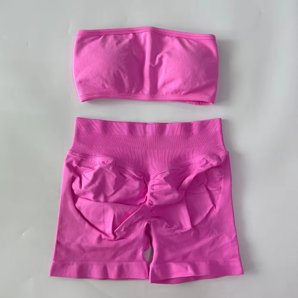 Set Yoga Wanita 2 Potong: Bra  - Pilates Yoga Set ulasan dan harga