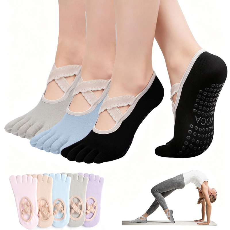 Kaus Kaki Pilates Anti Selip W - Pilates Yoga Fitness ulasan dan harga