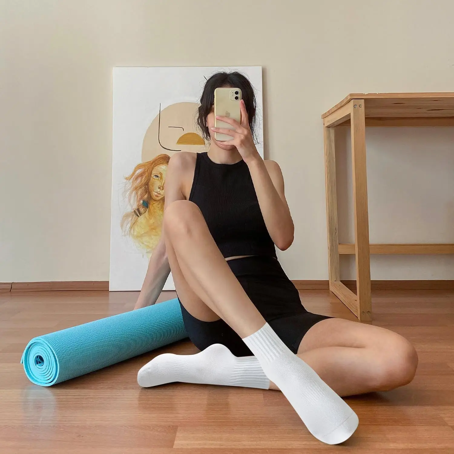 4 pasang kaus kaki yoga wanita - Pilates & Yoga Elastic Band ulasan dan harga