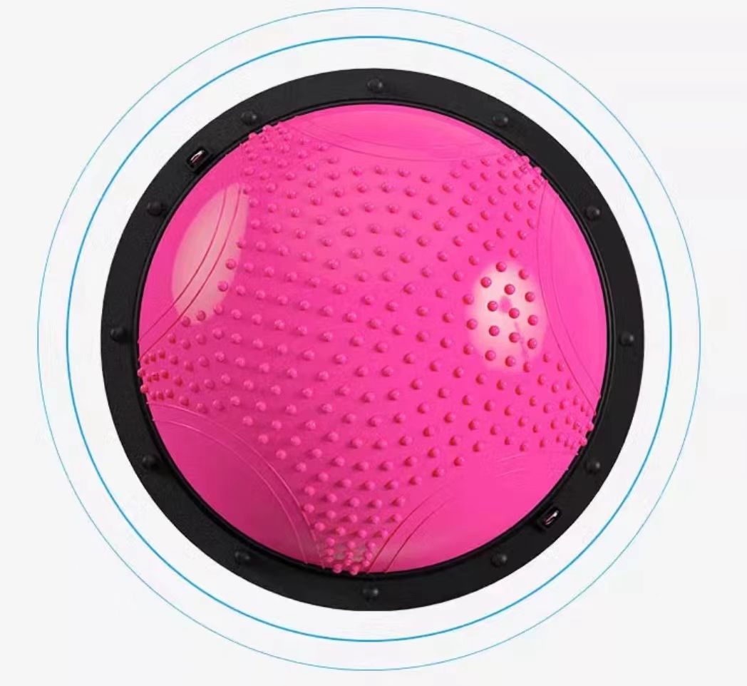 Bola Pilates Setengah Yoga PVC - Pilates Yoga Logo ulasan dan harga