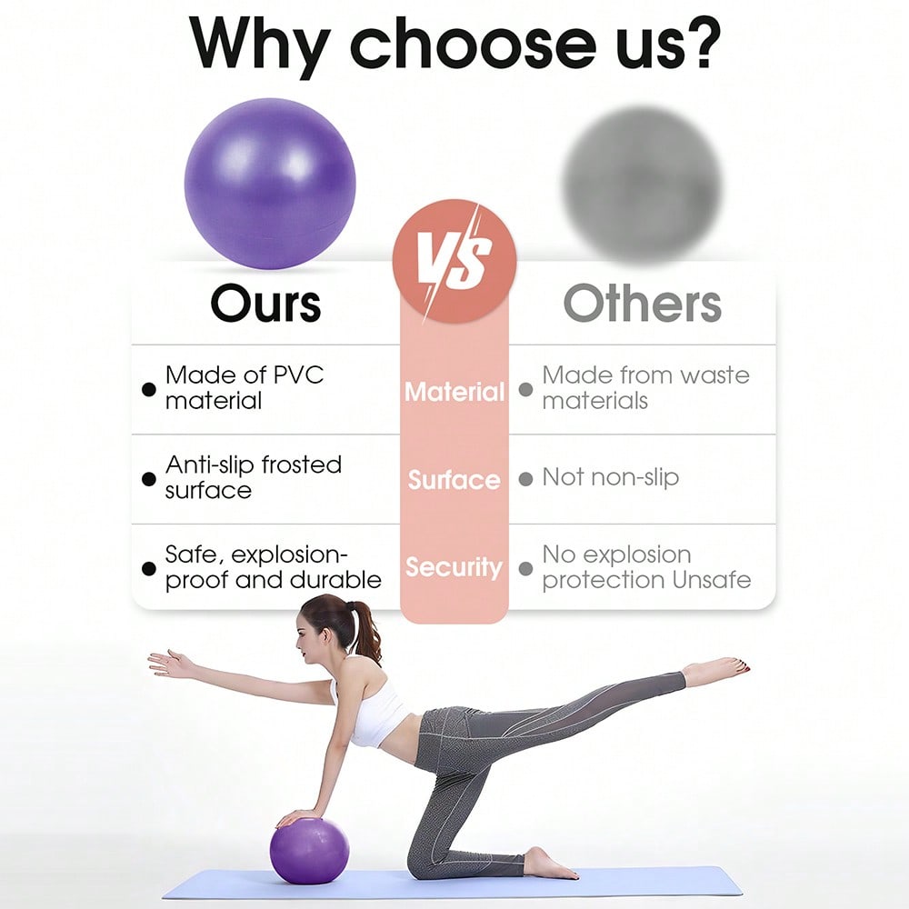 1 Buah Bola Yoga Pilates 25Cm  - Pilates Yoga Pregnancy ulasan dan harga