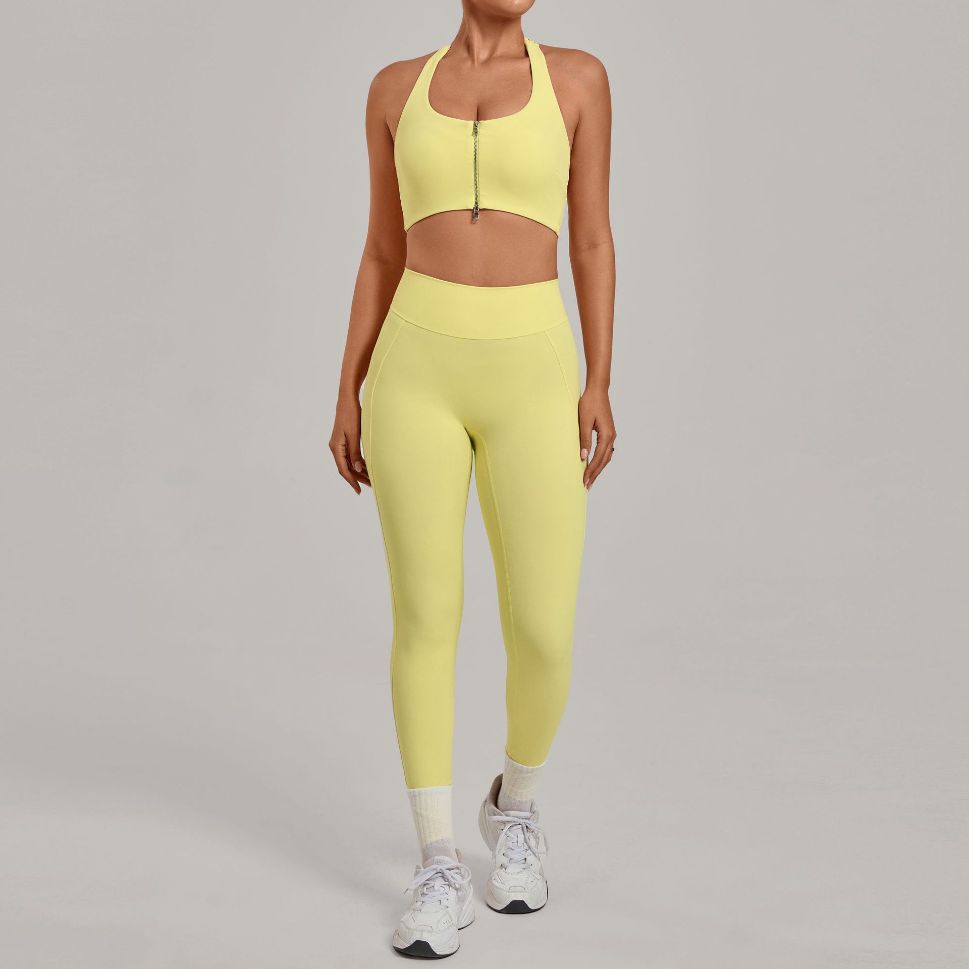 Bra Olahraga Wanita Model Halt - Pilates Yoga Logo ulasan dan harga