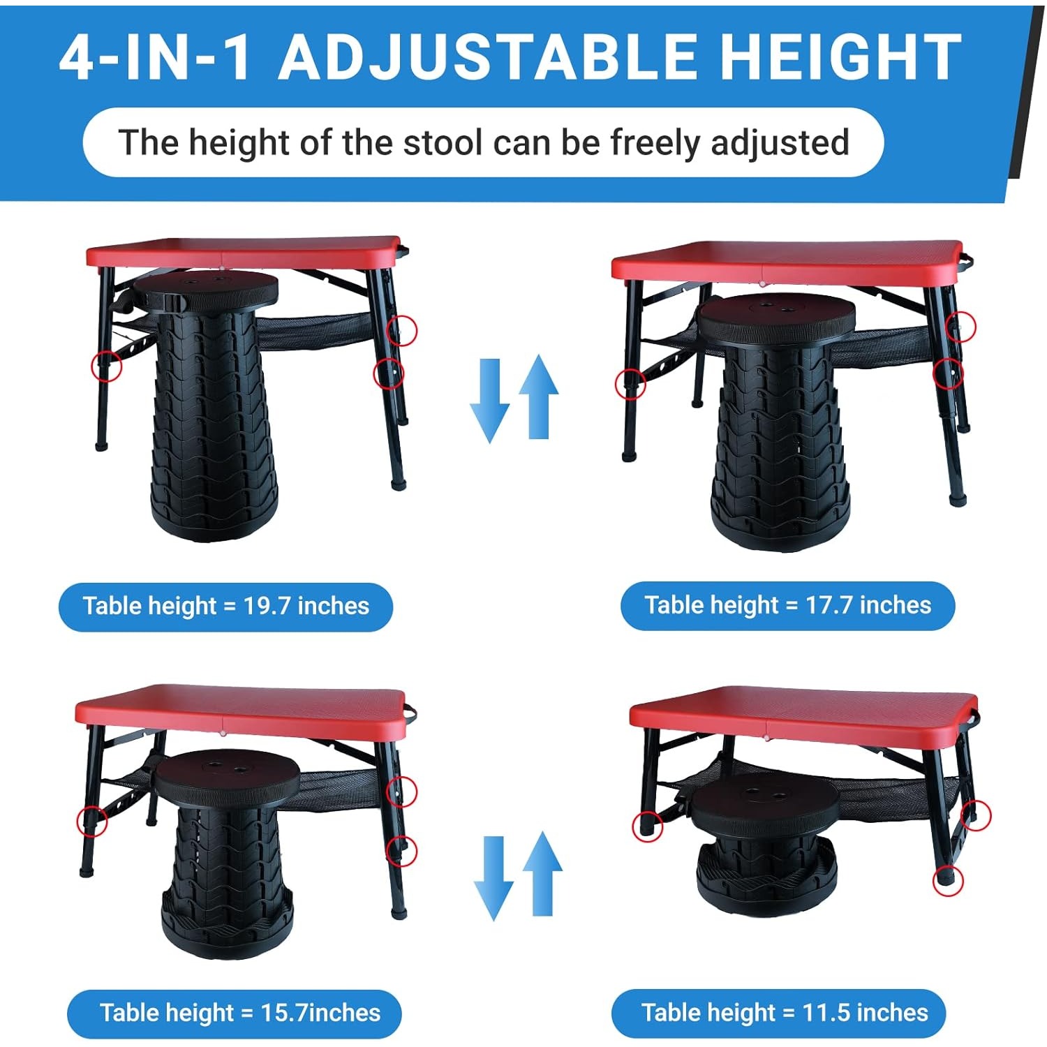 Set Meja & Bangku Lipat Dapat  - Inversion Table Fold ulasan dan harga